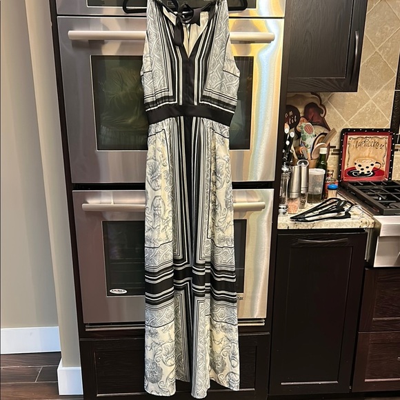 Vince Camuto Black and White Patterned Dress - Picture 7 of 10